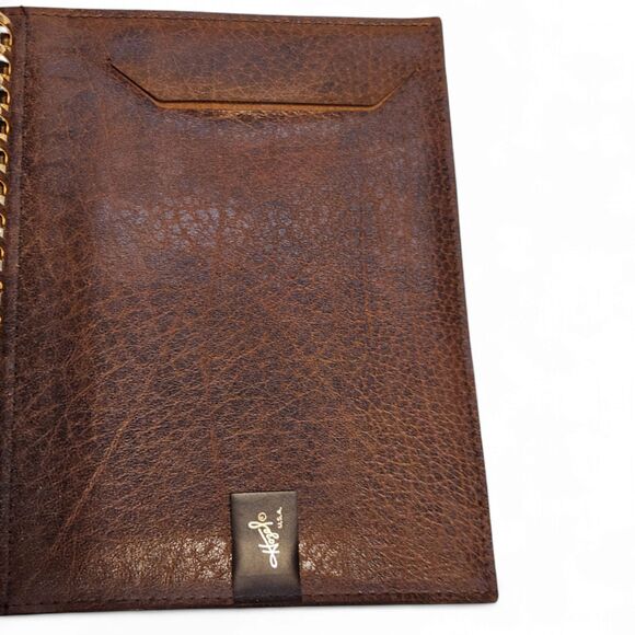Vintage Emerson Leather Hazel Planner Binder with Blank Pages, 1985 Brown - Picture 10 of 12